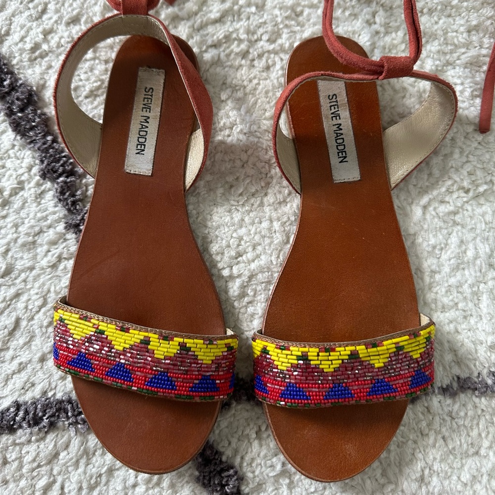 Steve Madden Beaded Sandals